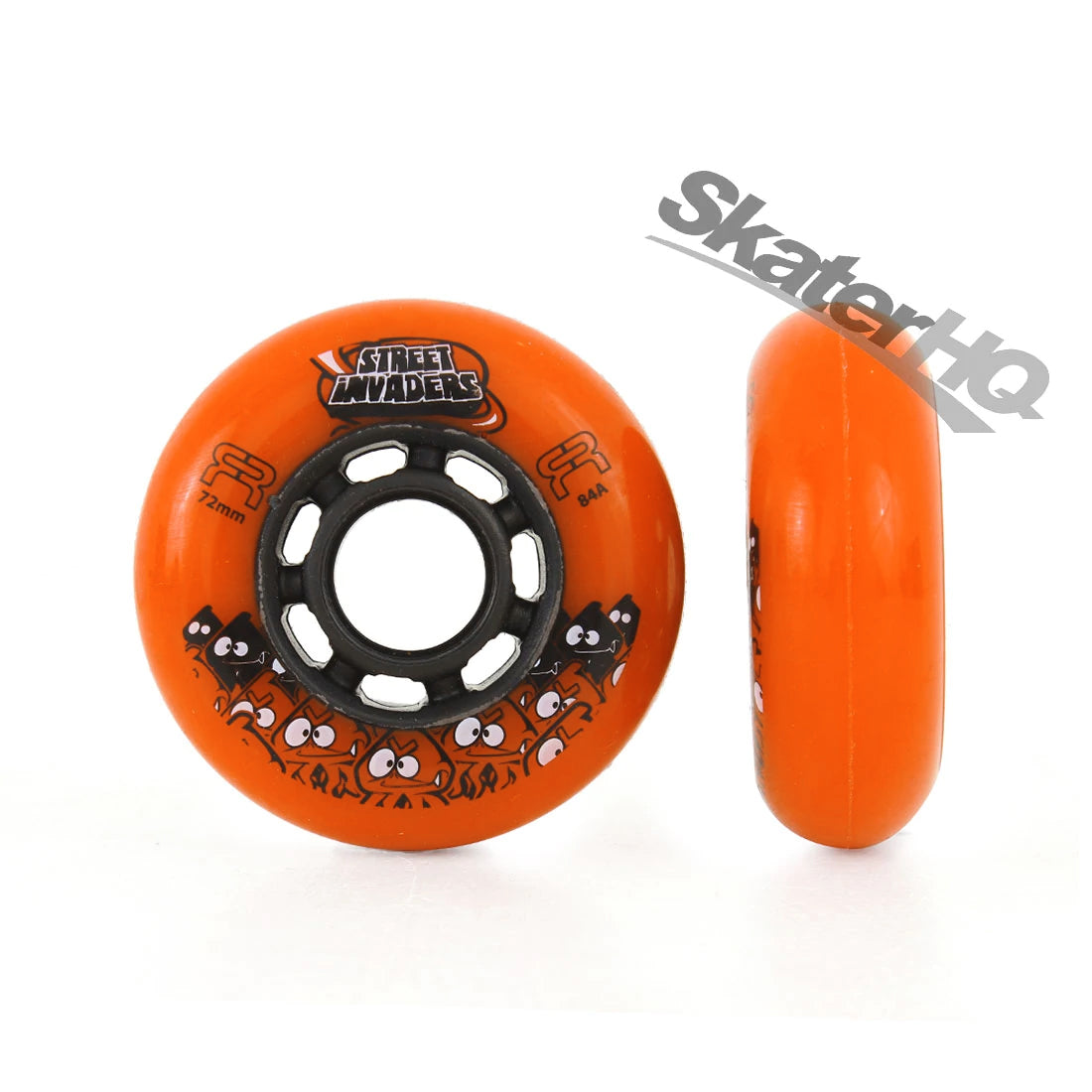 FR Street Invader 72mm 84a 4pk - Orange Inline Rec Wheels