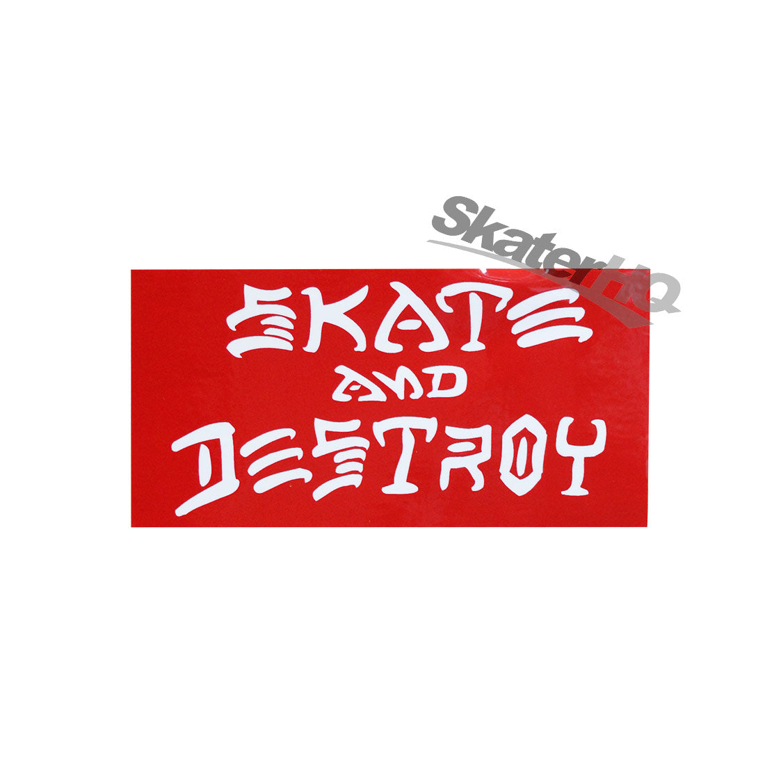 Thrasher Skate & Destroy Sticker - Red Stickers
