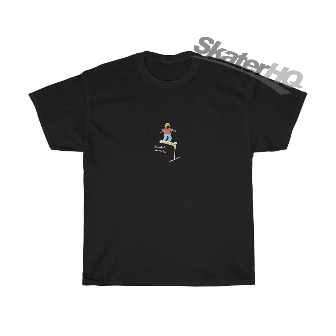 Saundezy Scoofin S/S T-Shirt - Black Apparel Tshirts