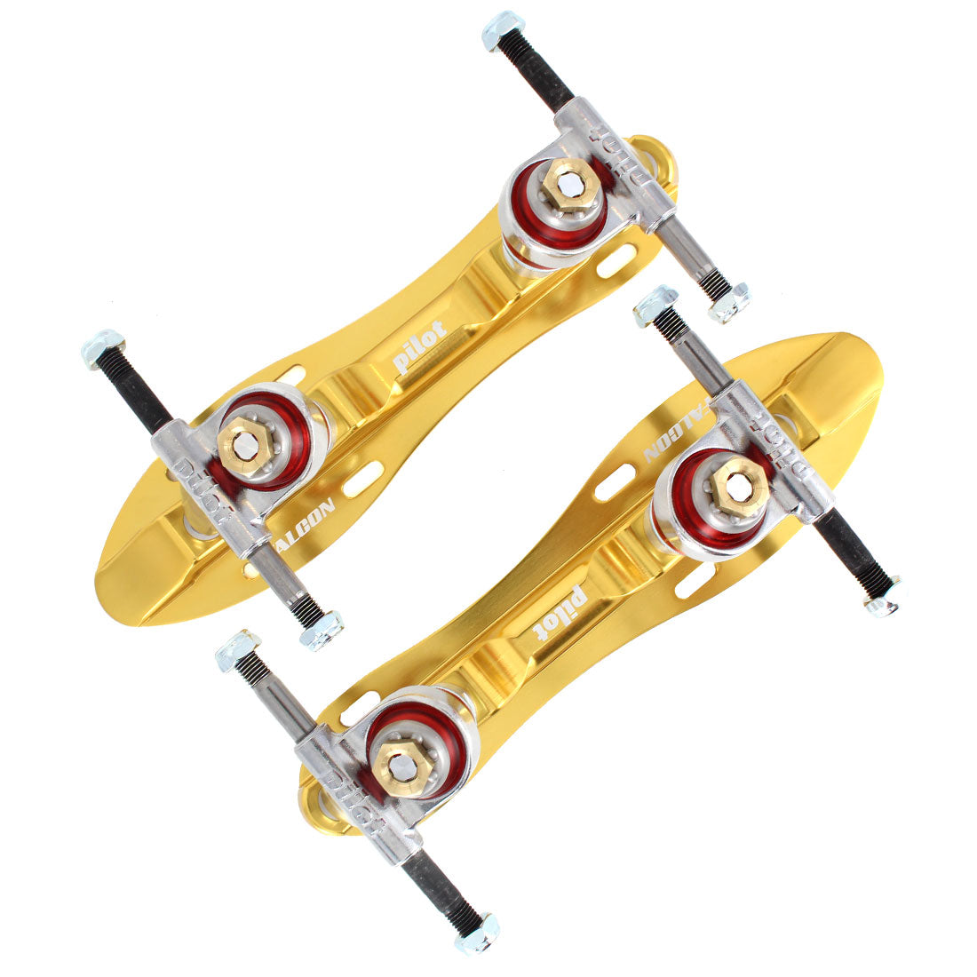 Pilot NTS Falcon 5.75 Plates - Gold Roller Skate Plates