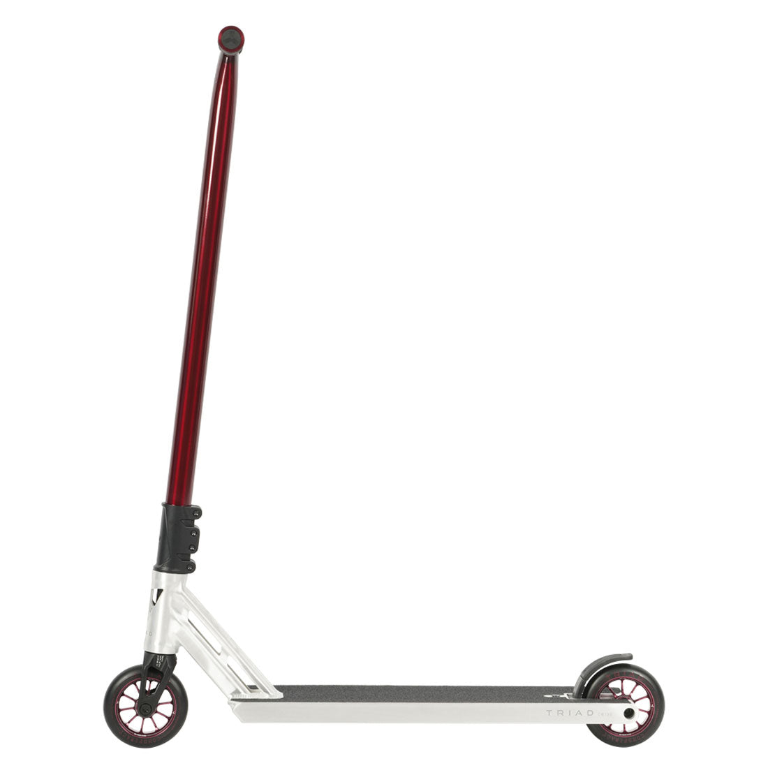Triad CB140 Hellion Complete Scooter - Silver/Red Scooter Completes Trick