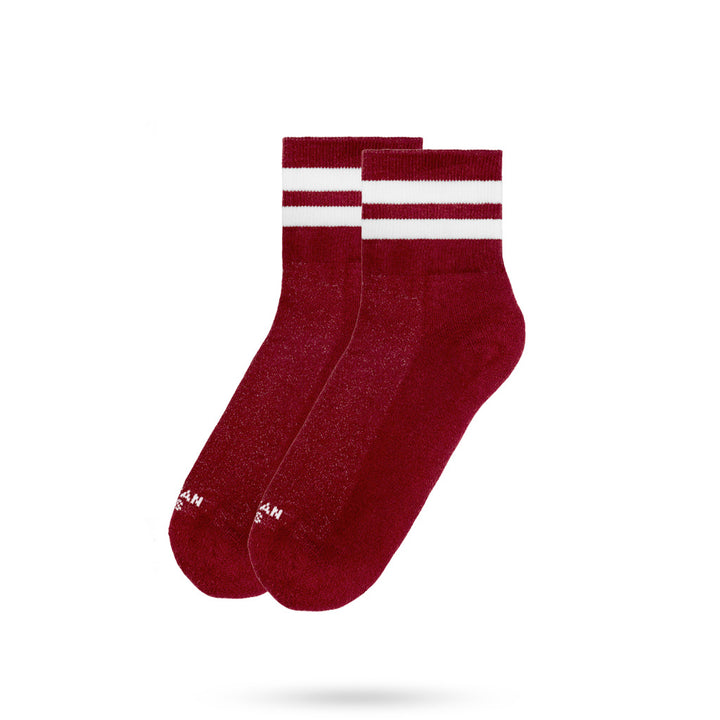 American Socks Crimson - Ankle High Apparel Socks