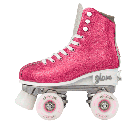 Crazy Disco Glam Pink/Silver - Kids Adjustable Roller Skates