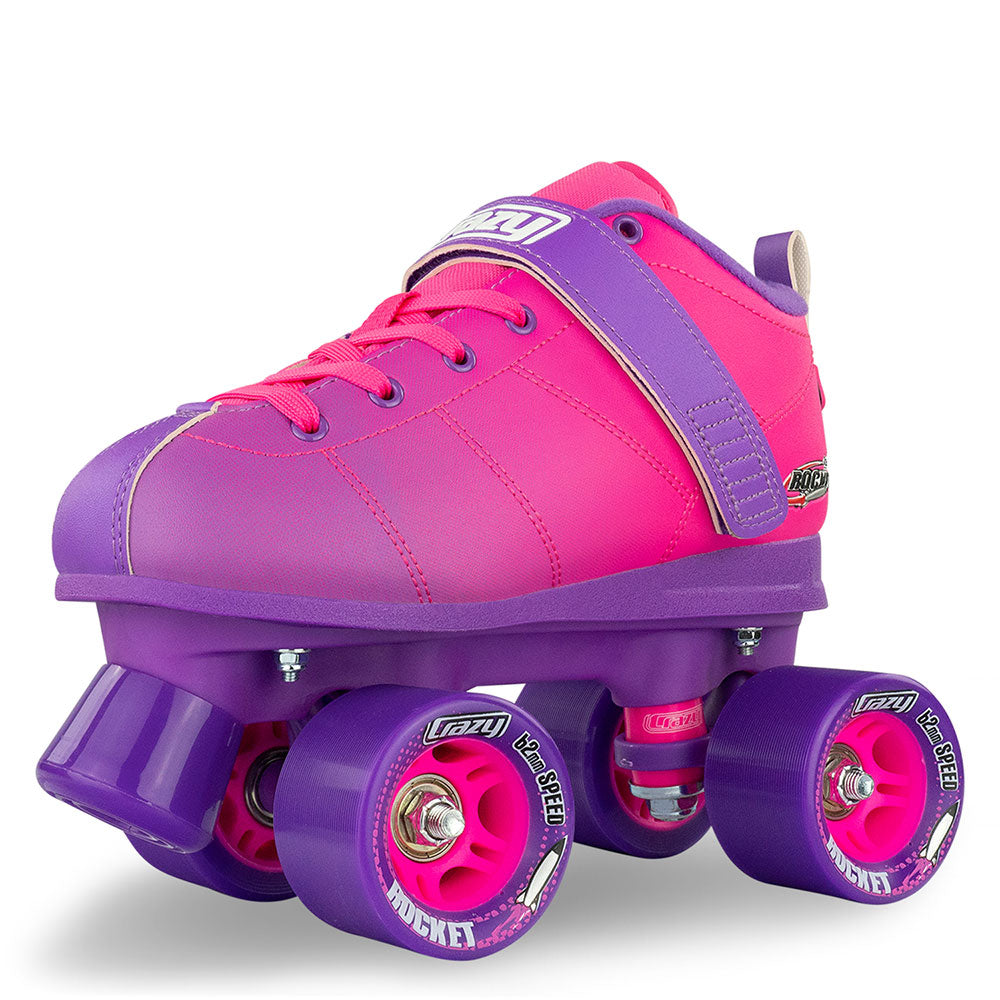Crazy Rocket Adult - Pink/Purple Roller Skates