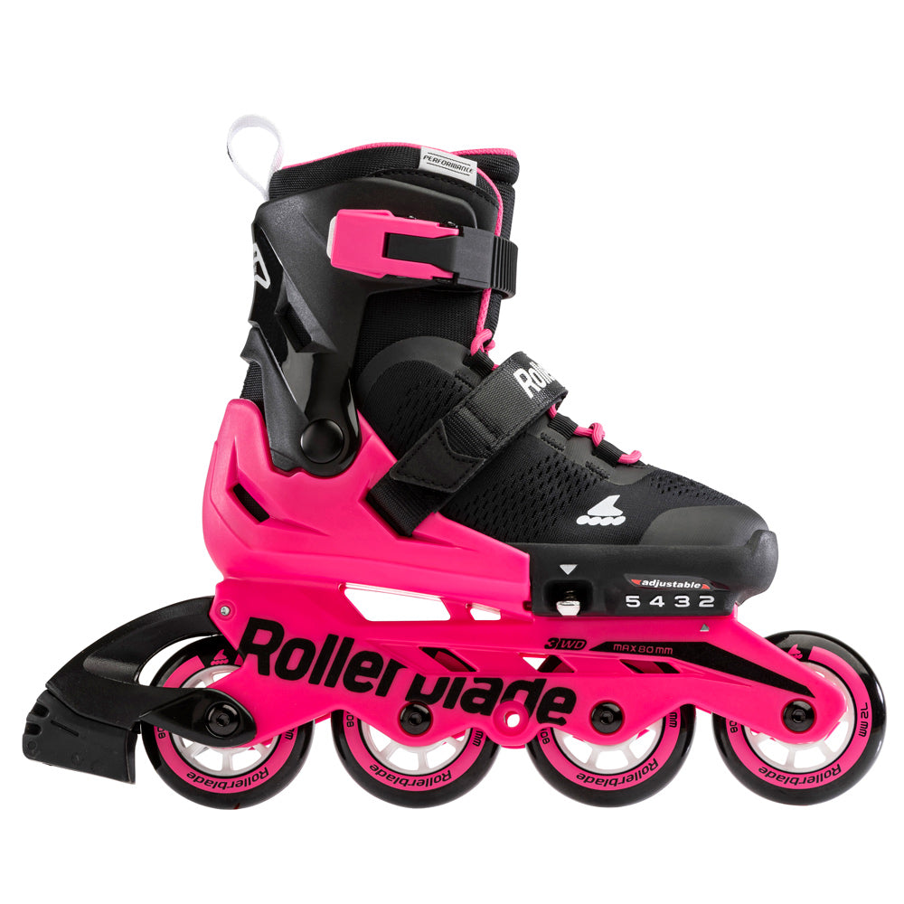 Rollerblade Microblade - Black/Neon Pink Inline Kids