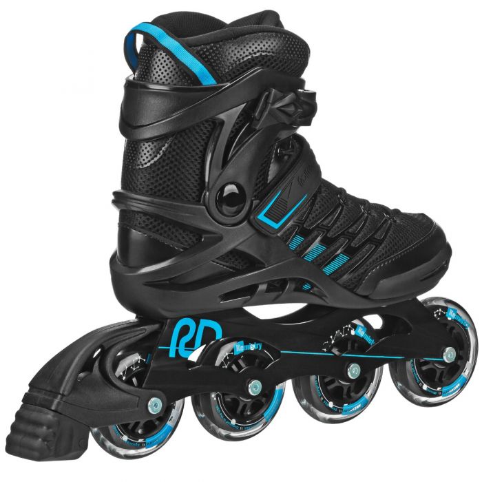 RDS Aerio Q84 Skate - Black/Blue Inline Rec Skates