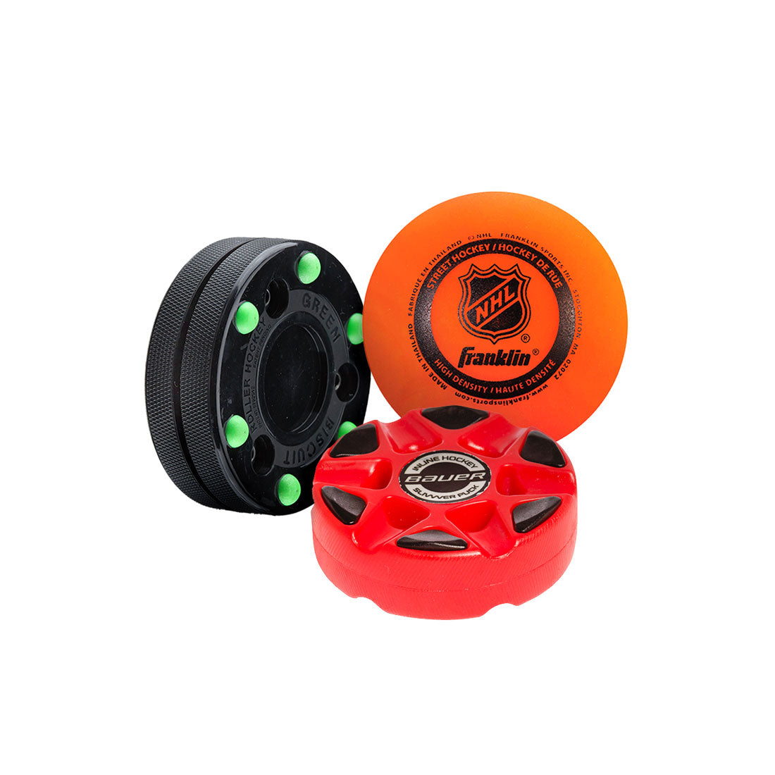 Hockey Pucks & Balls