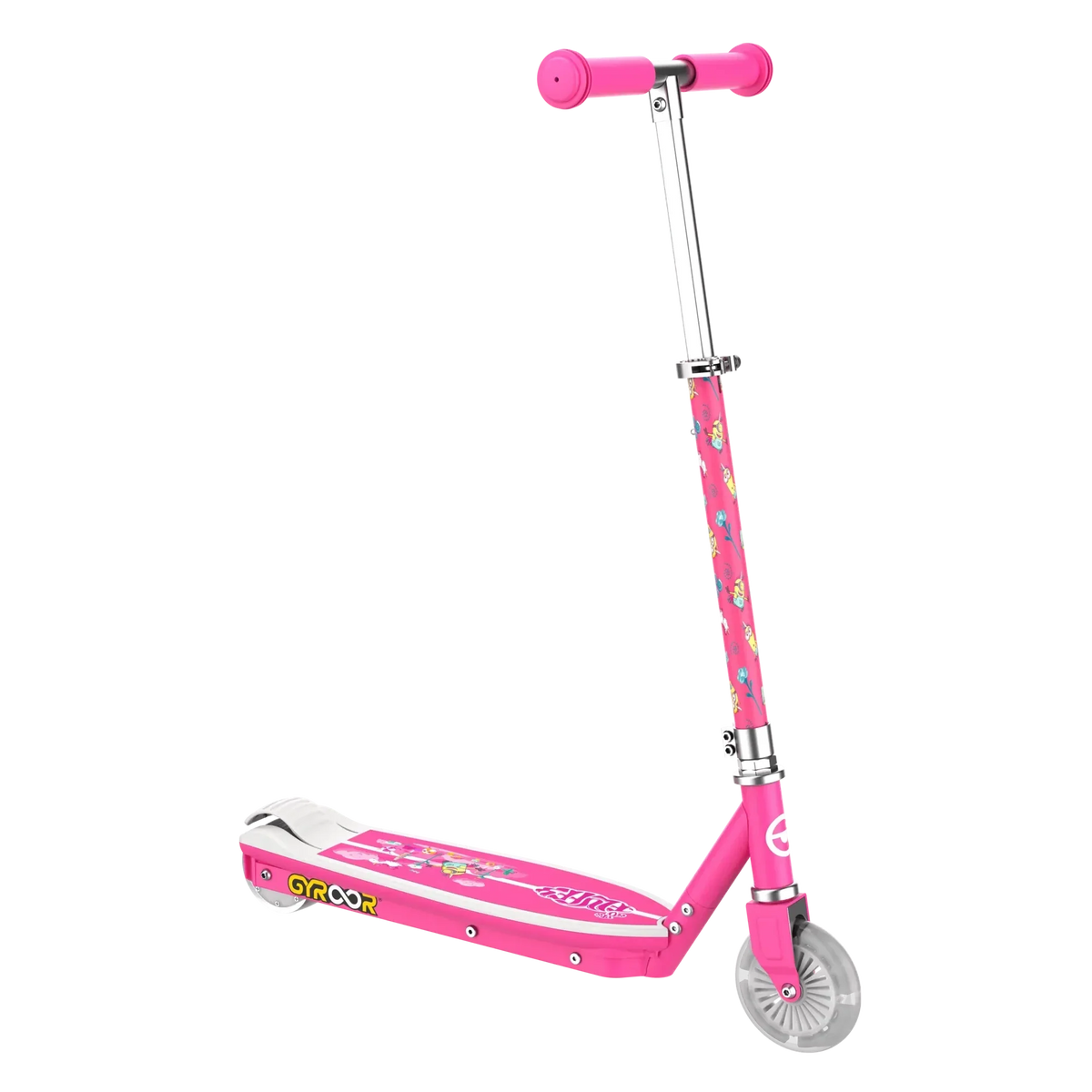 Minions KS2 Electric Kids Scooter Pink