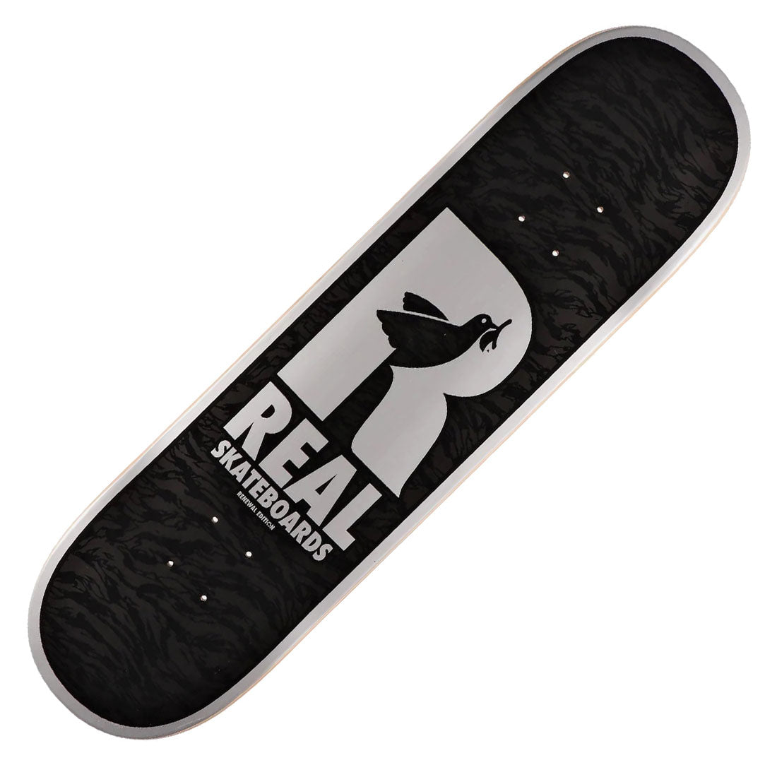 Real Doves Redux 8.25 Deck - Black/Silver - Skater HQ