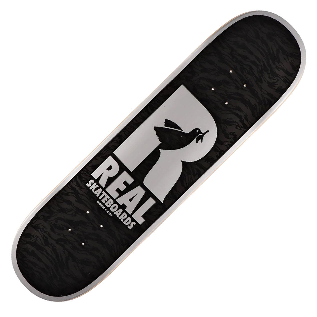 Real Doves Redux 8.25 Deck - Black/Silver Skateboard Decks Modern Street