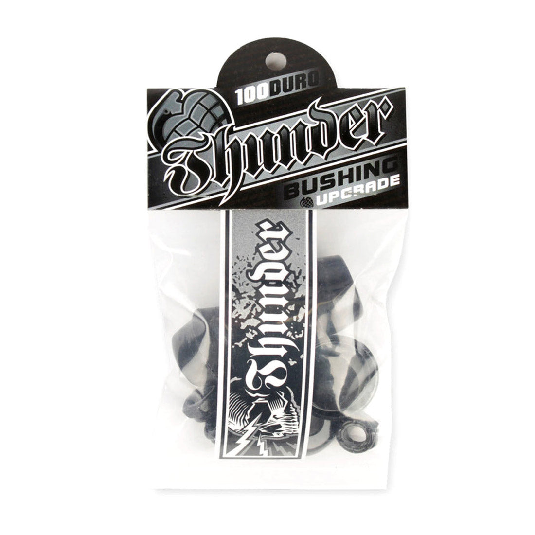 Thunder Bushing Rebuild 100D Kit - Black Skateboard Hardware and Parts