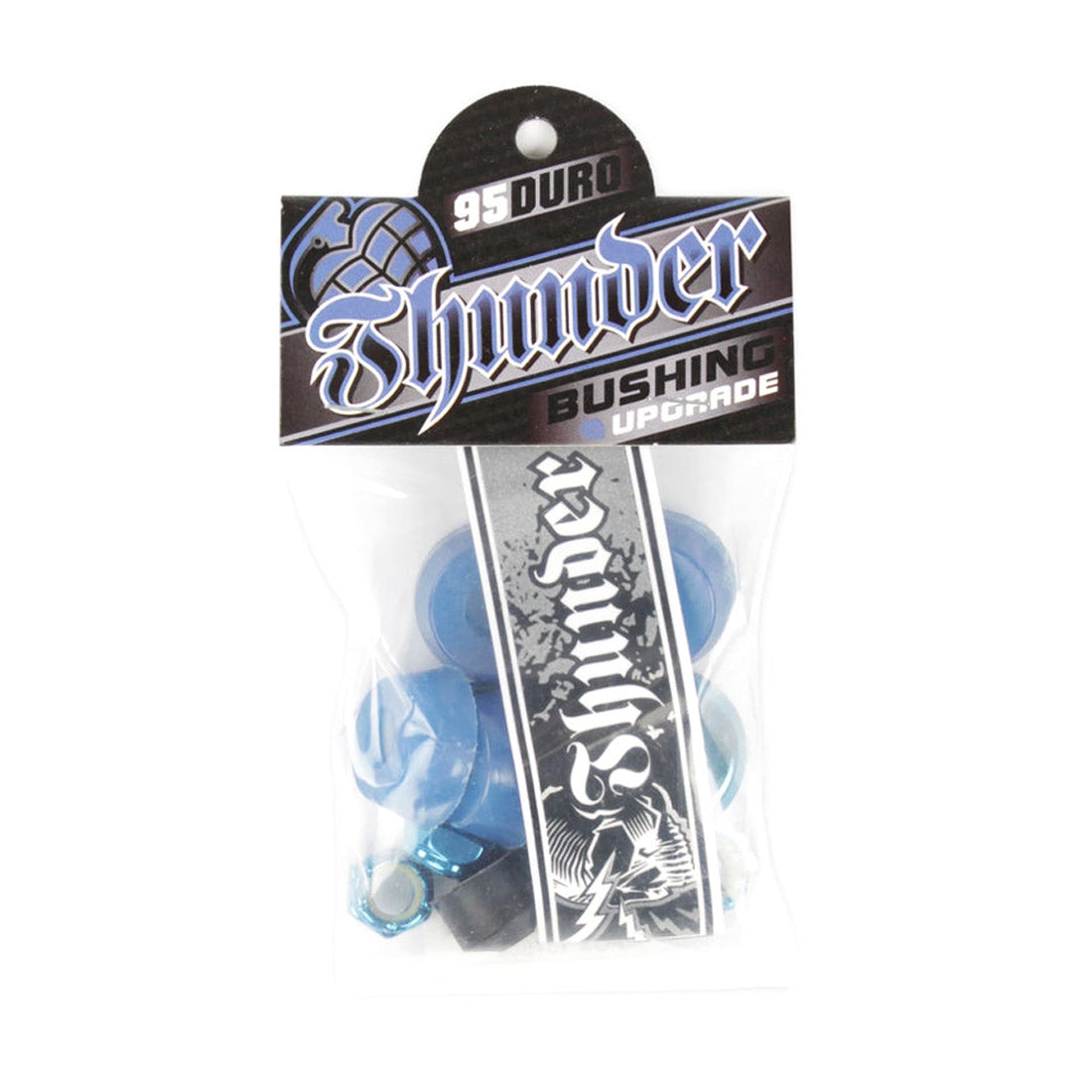 Thunder Bushing Rebuild 95D Kit - Blue Skateboard Hardware and Parts
