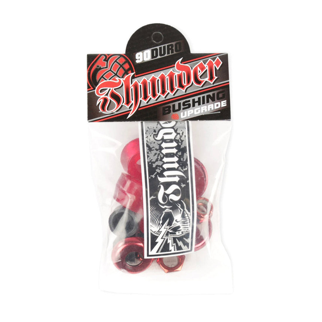 Thunder Bushing Rebuild 90D Kit - Red Skateboard Hardware and Parts