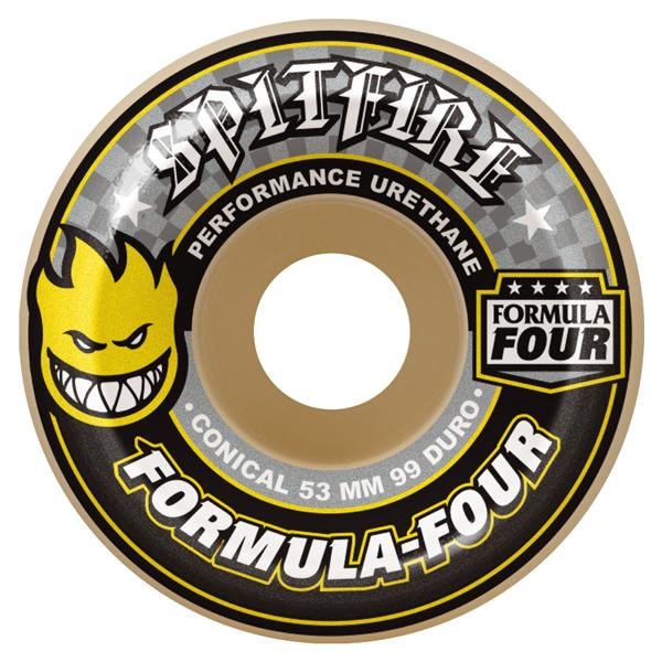 Spitfire F4 Conical Skateboard Wheels 56mm 99A Skateboard Wheels