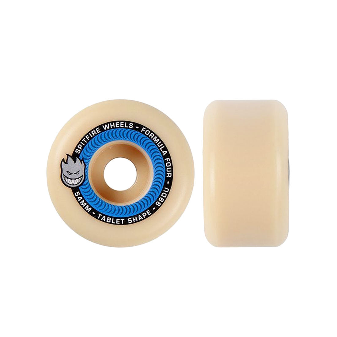Spitfire Form Four 54mm 99A Tablets - Blue Skateboard Wheels