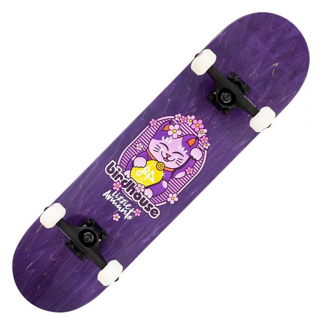 Birdhouse LV3 Maneki Neko 8.25 Complete - Purple Skateboard Completes Modern Street