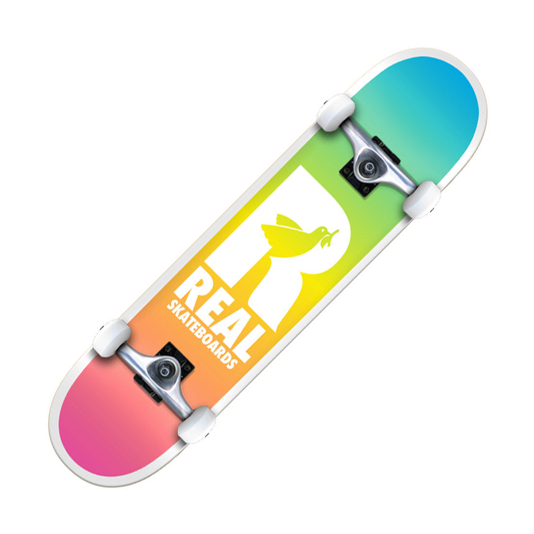 Real Be Free Fade 7.5 Complete Skateboard Completes Modern Street