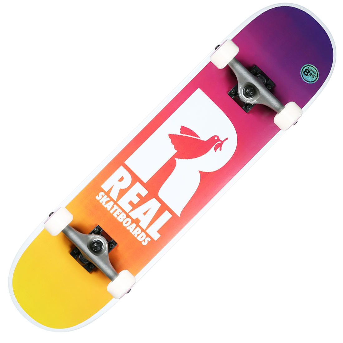 Real Be Free Fade 8.25 Complete Skateboard Completes Modern Street