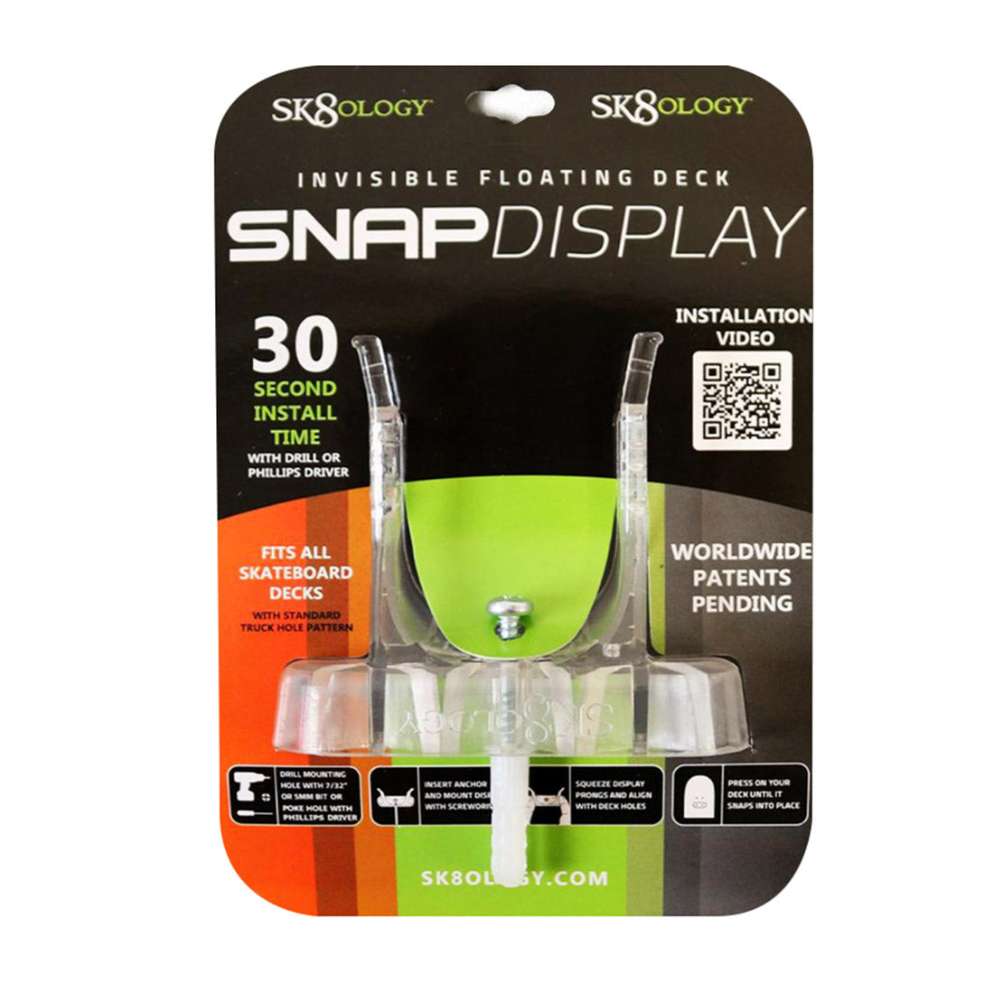 Sk8ology Snap Deck Display Skateboard Accessories