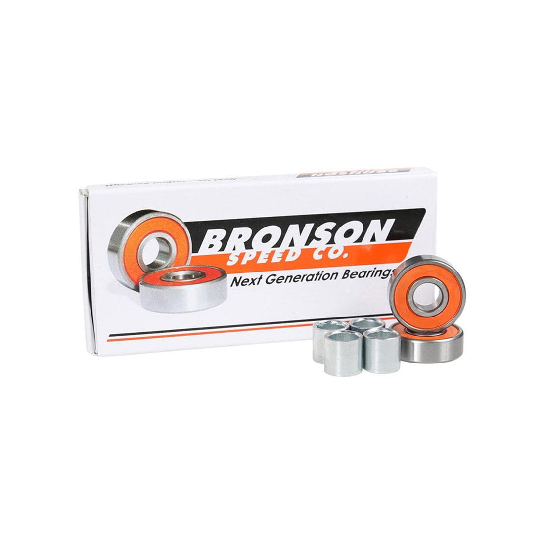 Bronson G2 Bearings w/ Spacers Skateboard Bearings