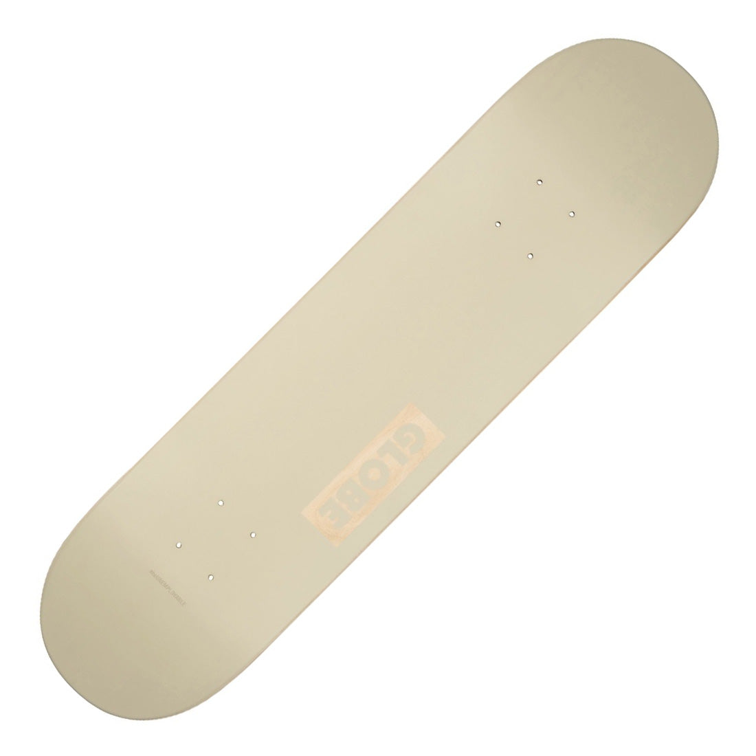 Globe Goodstock 8.0 Deck - Off White Skateboard Decks Modern Street