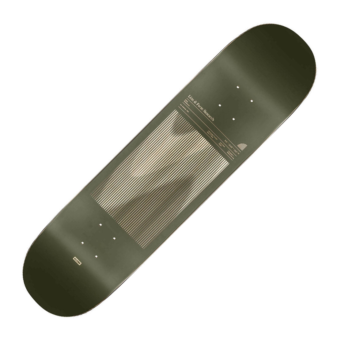 Globe G1 Lineform 8.0 Deck - Olive Skateboard Decks Modern Street