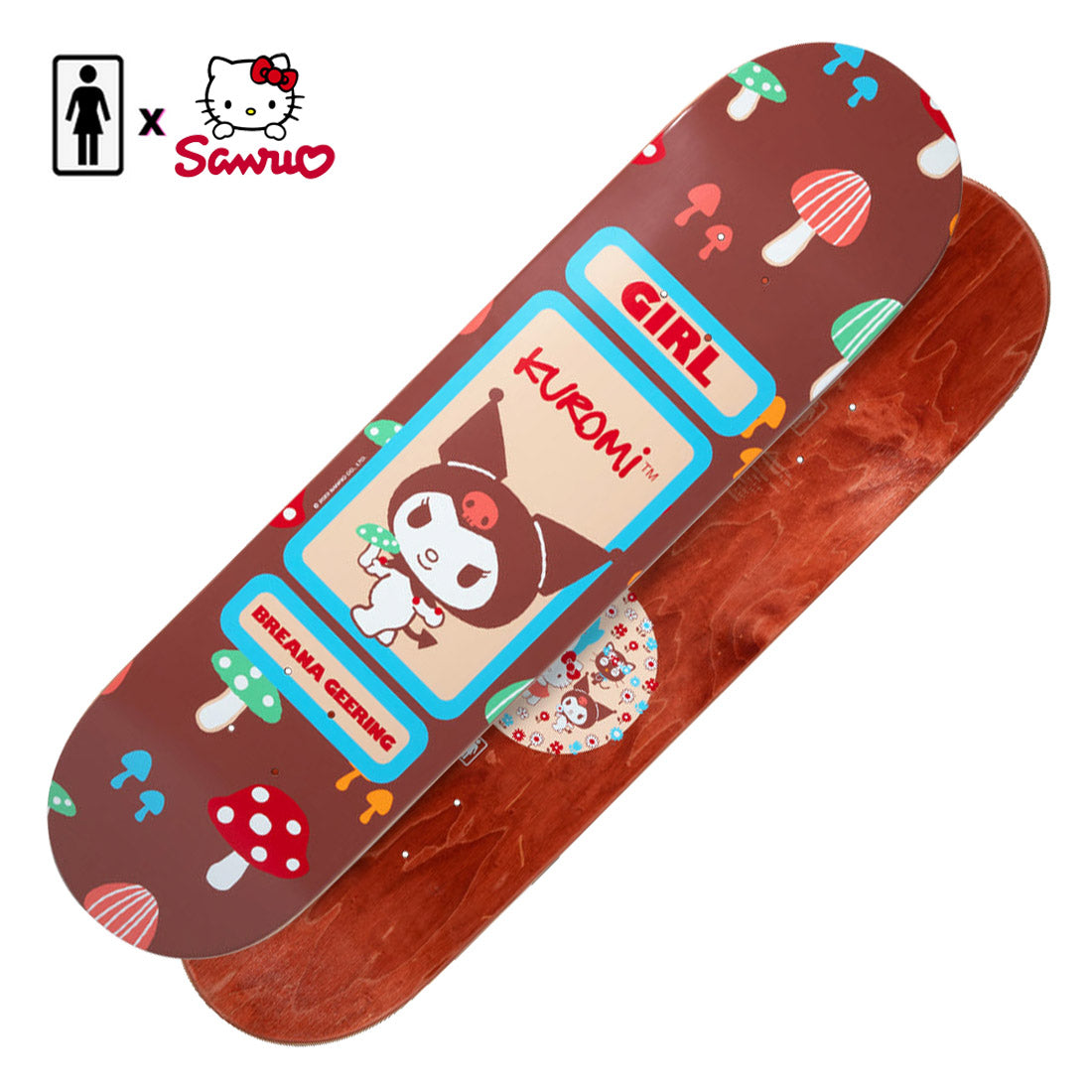 Girl x Sanrio Hello Kitty Friends Geering 8.0 Deck Skateboard Decks Modern Street