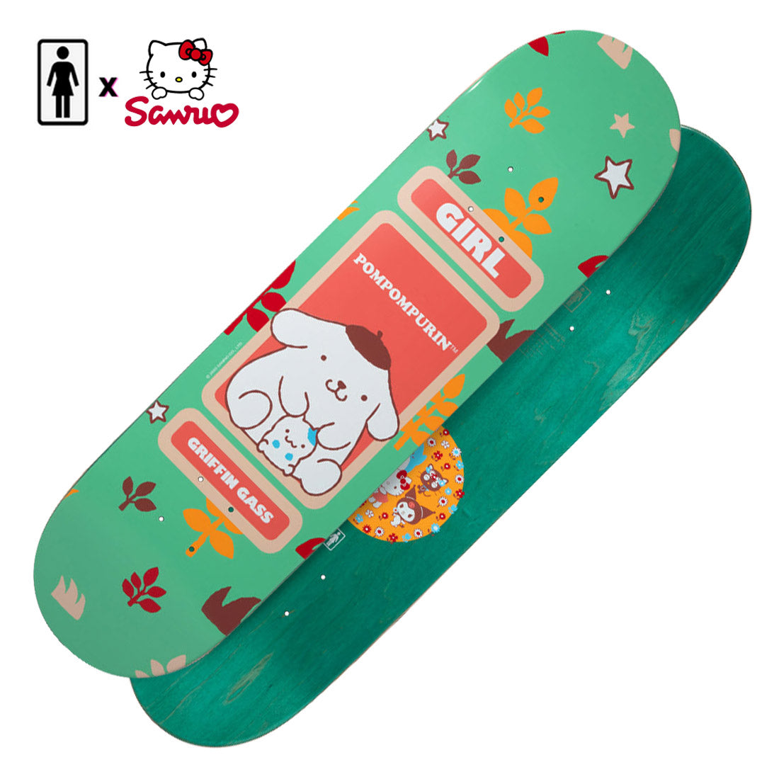 Girl x Sanrio Hello Kitty Friends Gass 8.25 Deck Skateboard Decks Modern Street