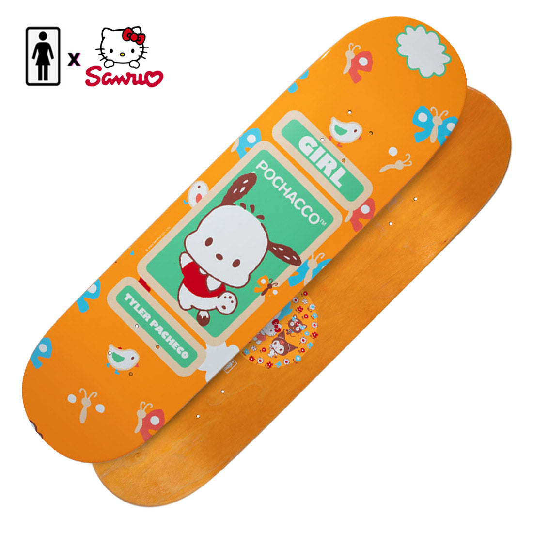 Girl x Sanrio Hello Kitty Friends Pacheco 8.0 Deck Skateboard Decks Modern Street