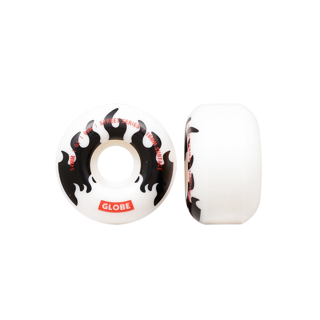 Globe G1 Street Flame 54mm 99a 4pk Skateboard Wheels