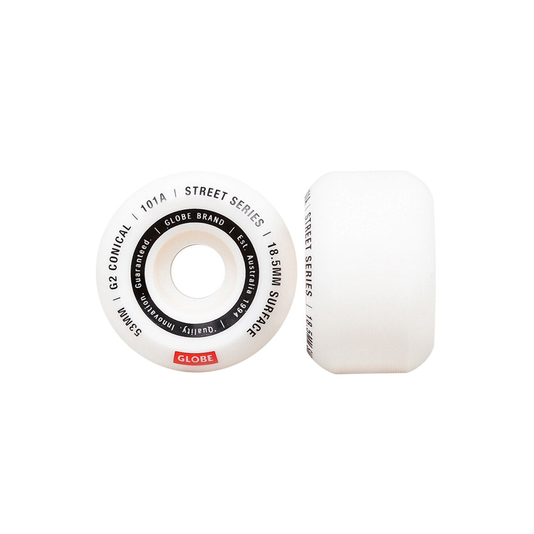 Globe G2 Street Conical 53mm 101a 4pk Skateboard Wheels