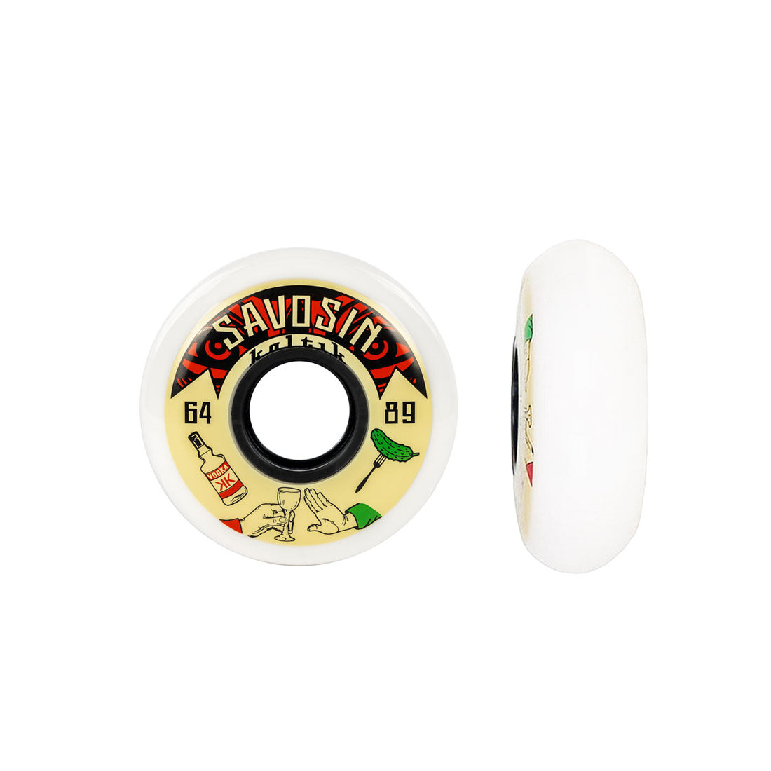 Kaltik Savosin Pro 64mm 89a 4pk Inline Aggressive Wheels