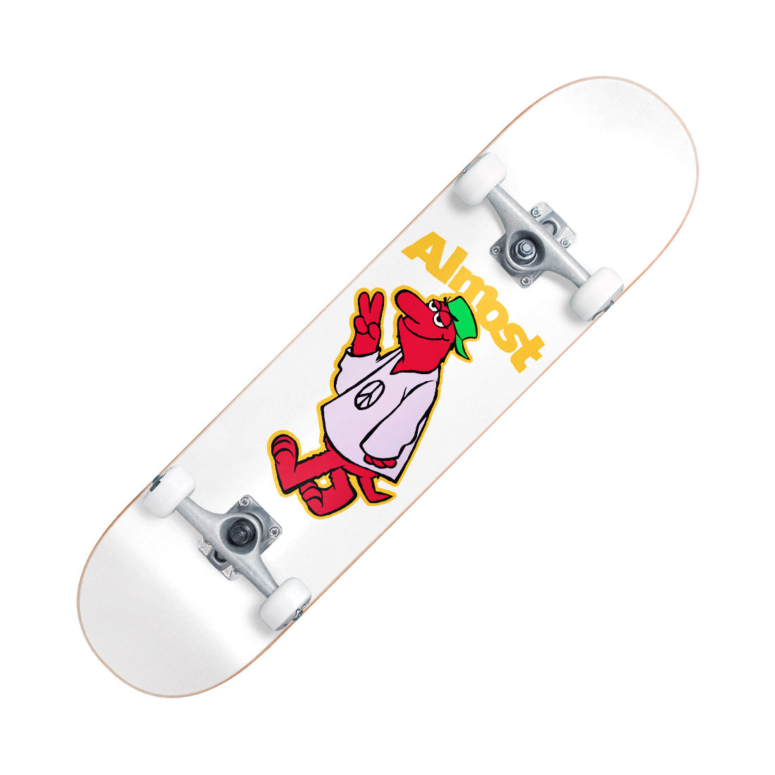 Almost Peace Out 7.25 FP Youth Complete - White Skateboard Completes Junior