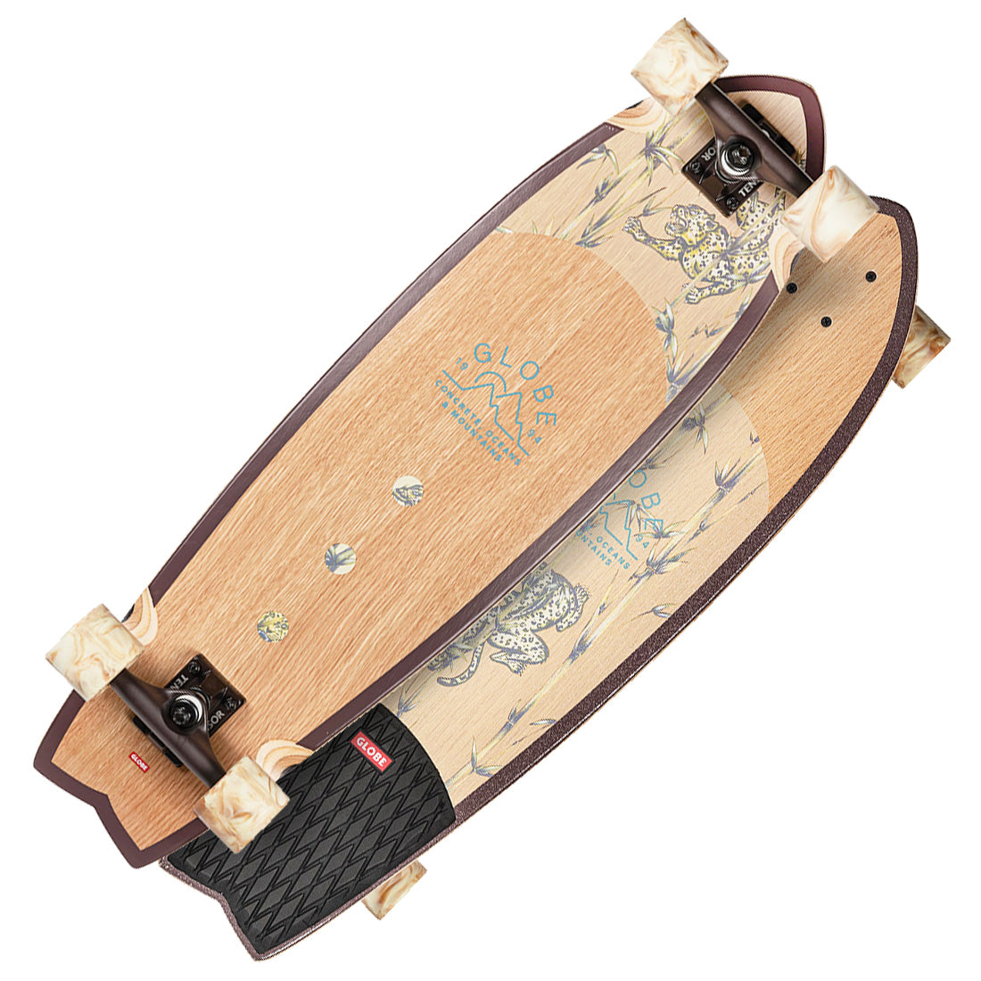 Globe Chromantic 33 Complete - White Oak Jaguar Skateboard Compl Cruisers