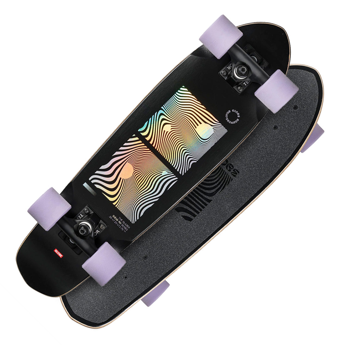 Globe Blazer Deja Vu 26 Complete - Black/Purple Skateboard Compl Cruisers