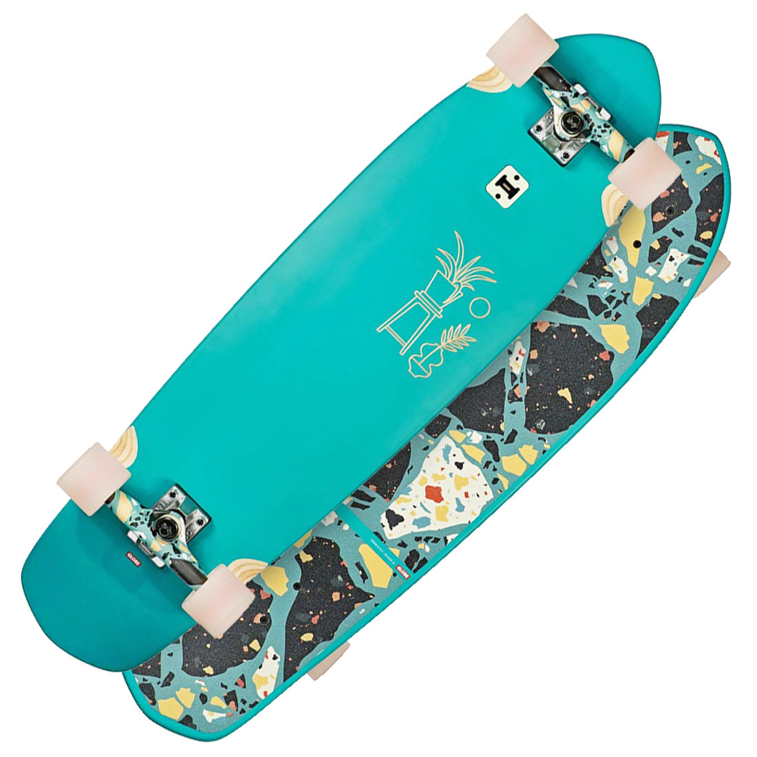 Globe Blazer XL 36 Complete - Lagoon/Terrazzo Skateboard Compl Cruisers