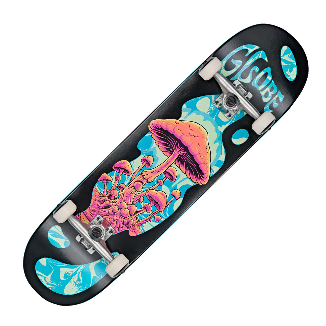 Globe G1 Mind Expansion 8.25 Complete - Black/Green Skateboard Completes Modern Street