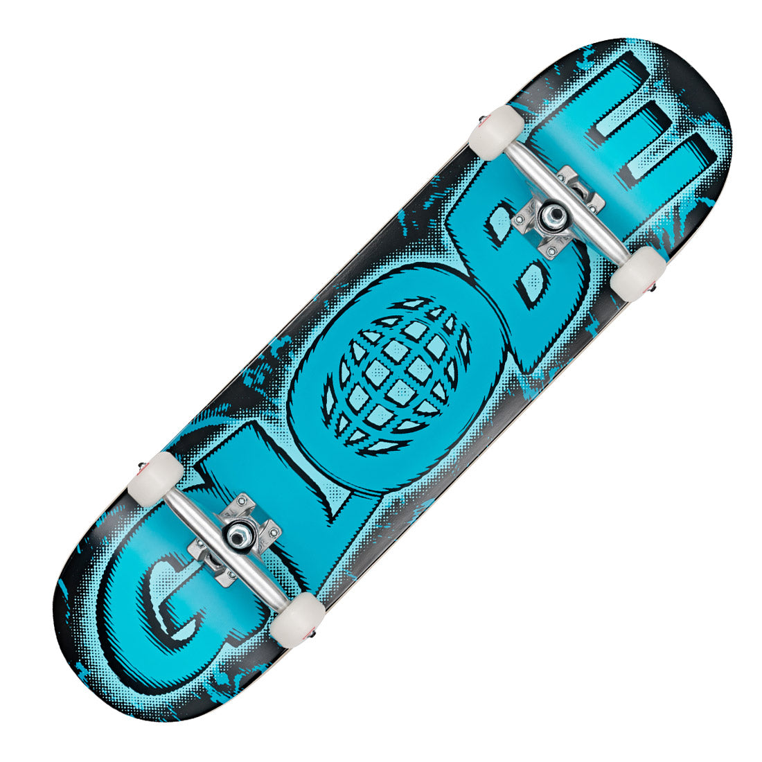 Globe G0 Reverb 8.5 Complete - Black/Blue Skateboard Completes Modern Street
