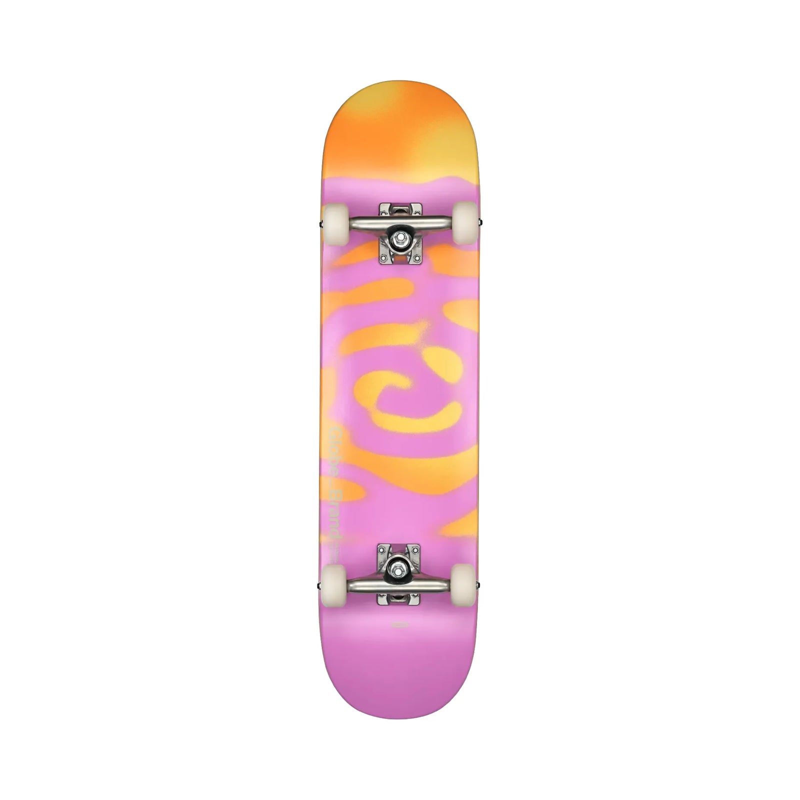 Globe G0 Pond 7.75" Complete Skateboard - Pink/Honey Skateboards
