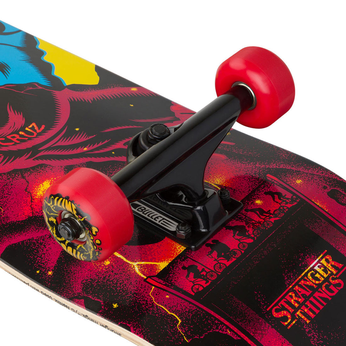 Santa Cruz x Stranger Things Screaming Hand 8.0 Complete Skateboard Completes Modern Street