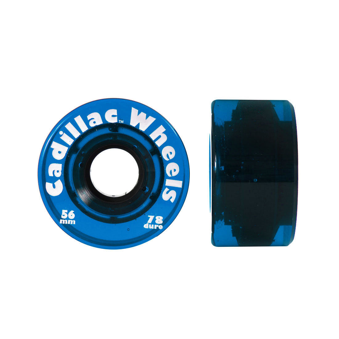 Cadillac 56mm 78A 4pk - Clear Blue Skateboard Wheels