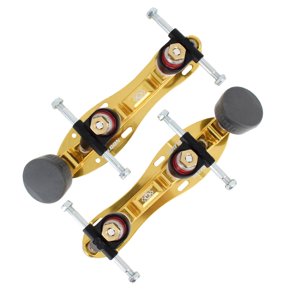 Pilot F-16 Falcon Plus Plates - Gold Roller Skate Plates