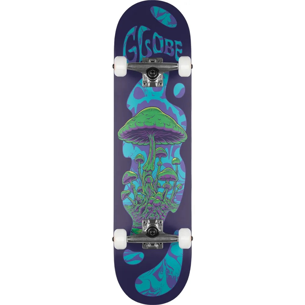 Globe G1 Mind Expansion Green Purple 8.0 Complete Skateboard Skateboards