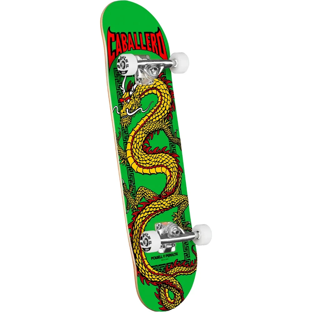 Powell Peralta Cab Chinese Dragon Green 7.5" x 28.65" Complete Skateboard Skateboard Completes Modern Street