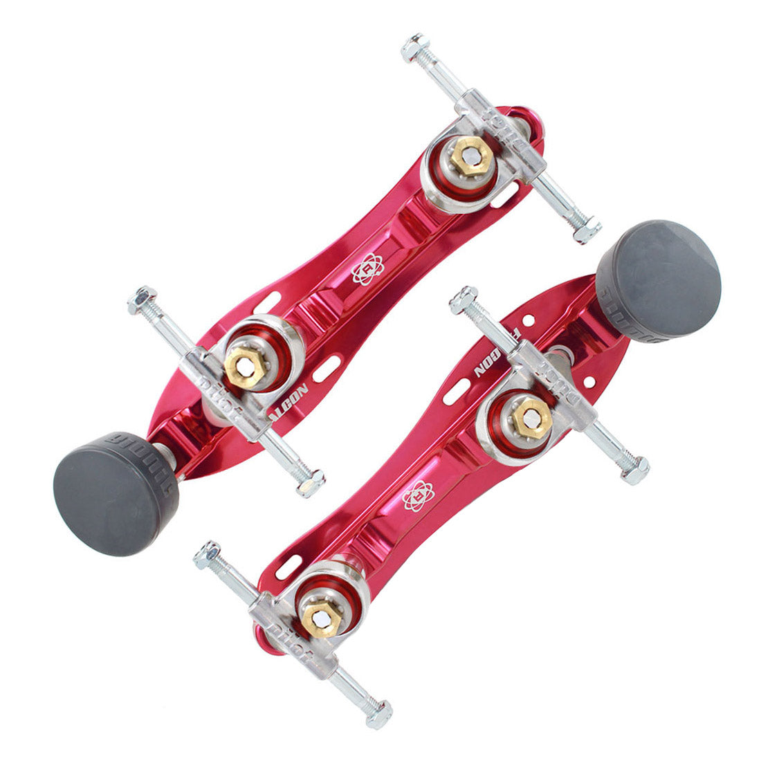 Pilot F-16 Falcon Plates - Red Roller Skate Plates