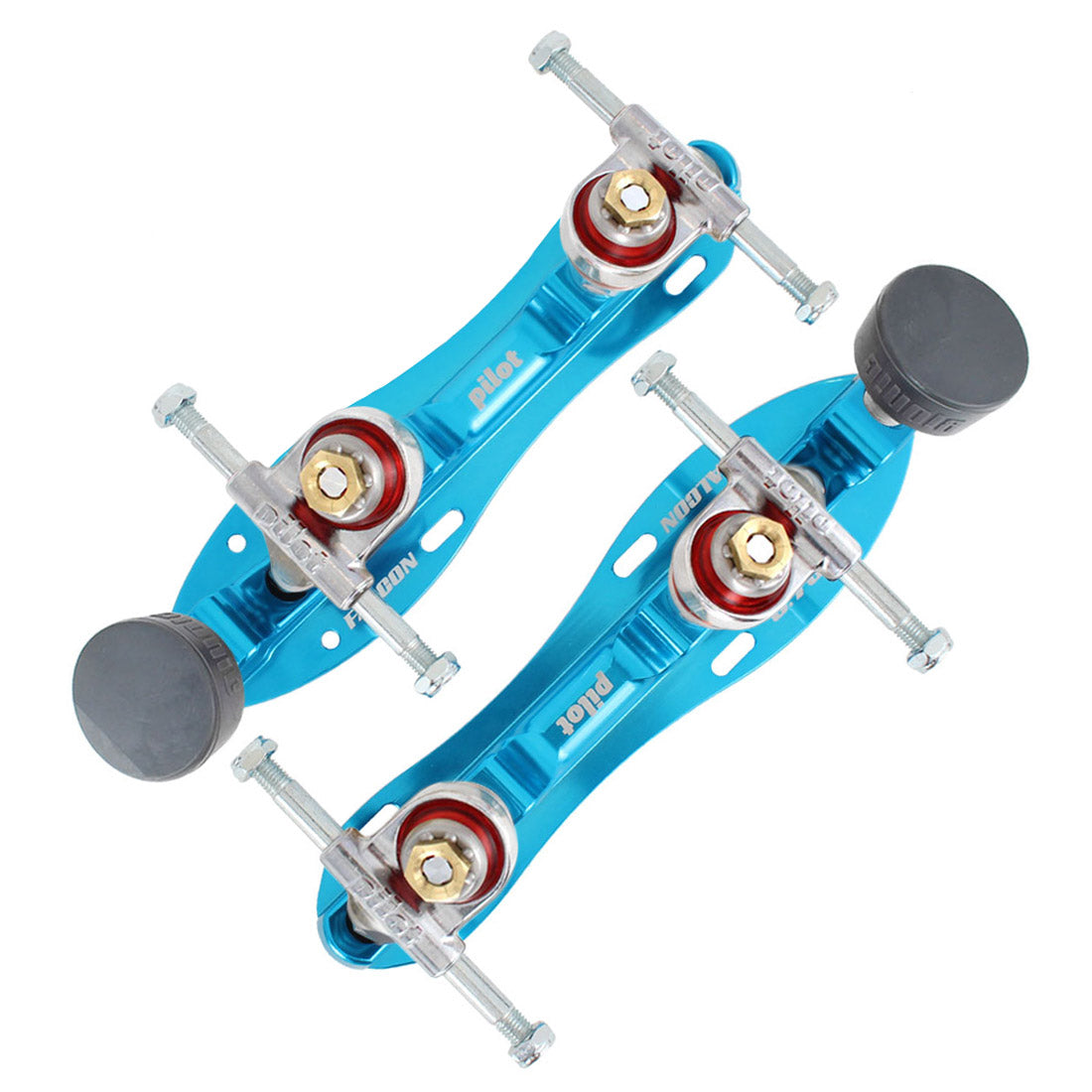 Pilot F-16 Falcon Plates - Turquoise Roller Skate Plates