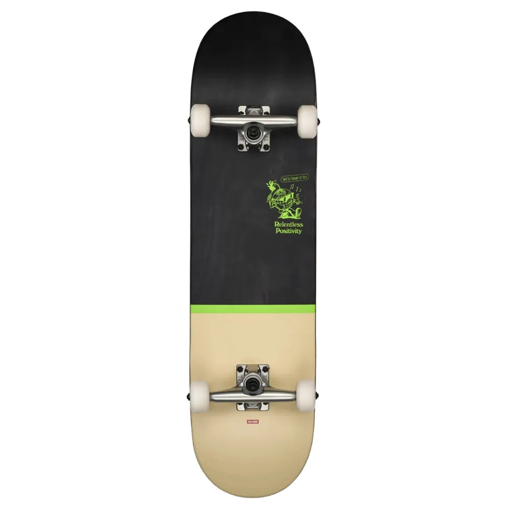 Globe G1 Posi Dip Black Green 8.25 Complete Skateboard Skateboards