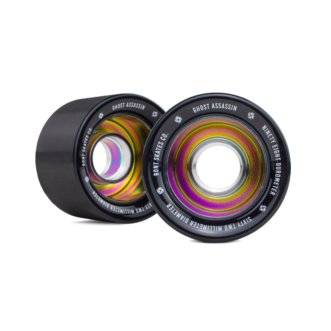 Bont Ghost Assassin Wheels 60x42mm 98a 4pk Black Roller Skate Wheels