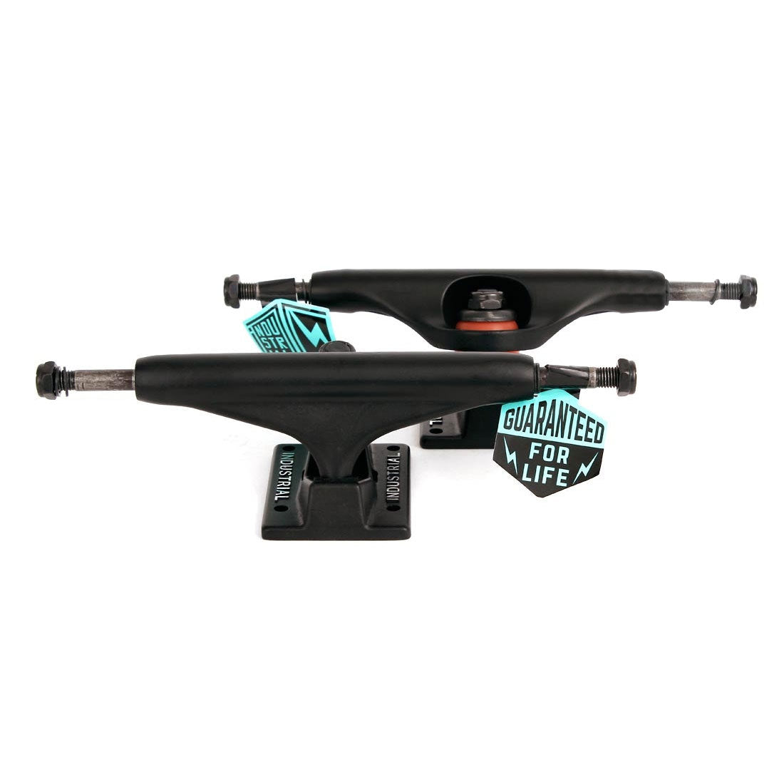 Industrial 5.0 PAIR - All Black Skateboard Trucks