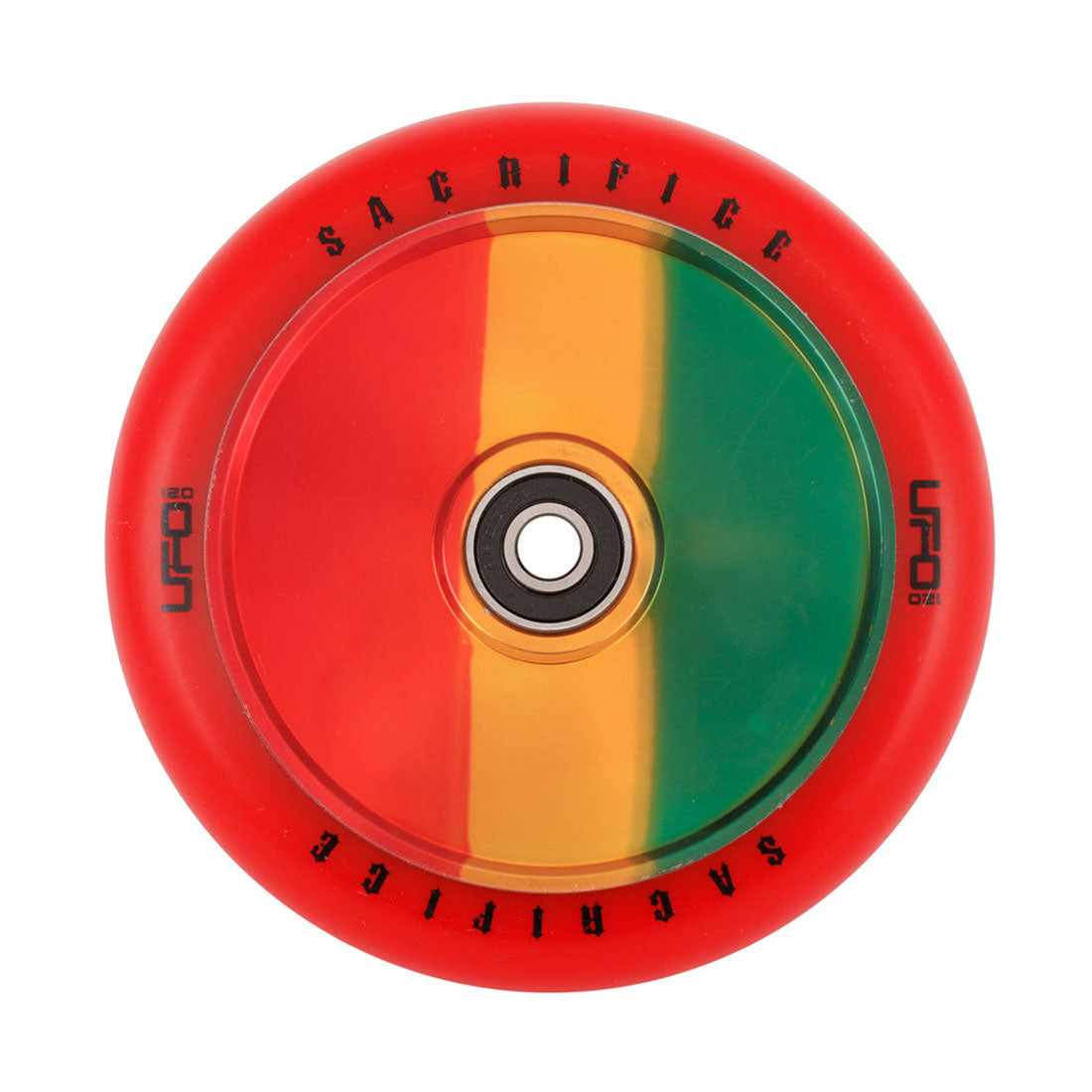Sacrifice UFO 120mm Wheel - Red/Jamaica Scooter Wheels